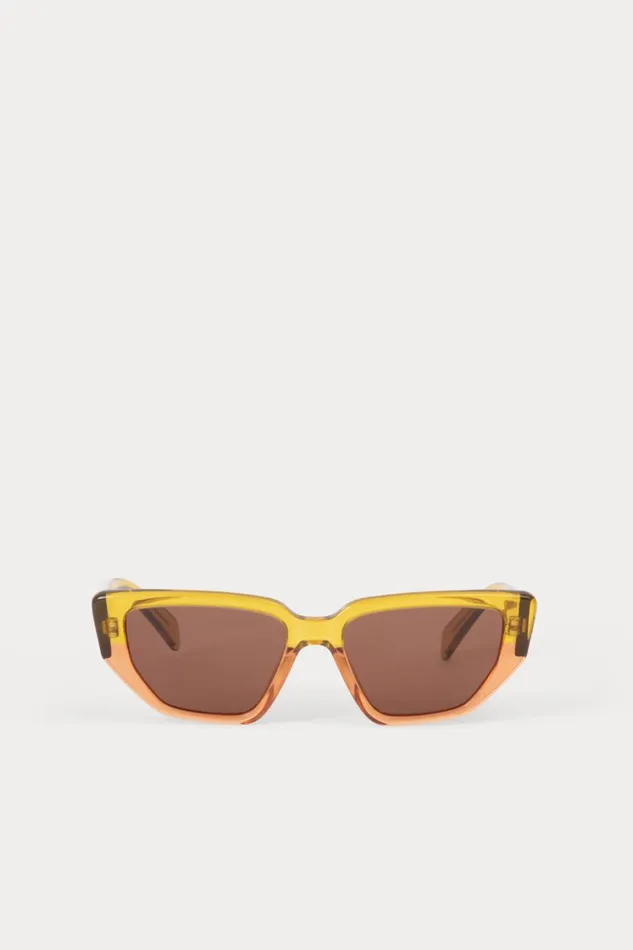 Rachel Comey Sunglasses Women Keet Sunglasses Yellow Orange