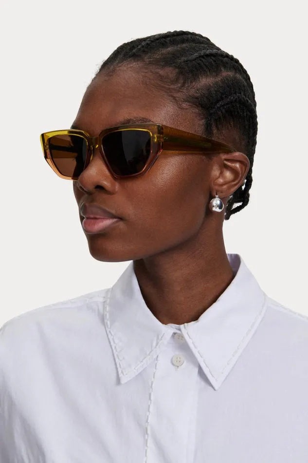 Rachel Comey Sunglasses Women Keet Sunglasses Yellow Orange Rachel Comey Sunglasses Women Keet Sunglasses Yellow Orange