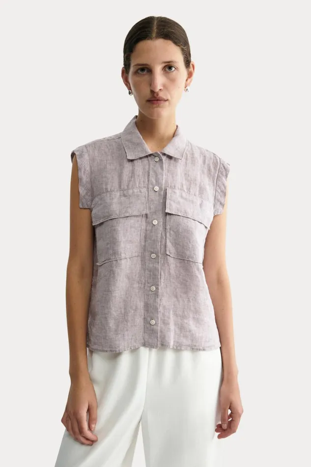 Rachel Comey Tops Women Brewster Top Mauve