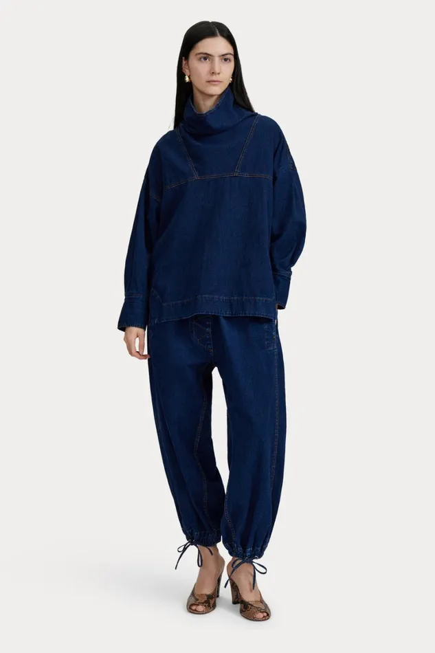 Rachel Comey Tops Women Fiamma Top Dark Indigo