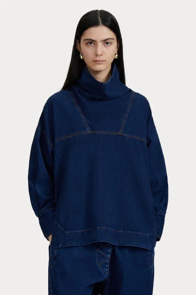 Rachel Comey Tops Women Fiamma Top Dark Indigo