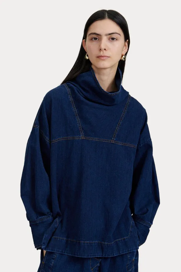 Rachel Comey Tops Women Fiamma Top Dark Indigo