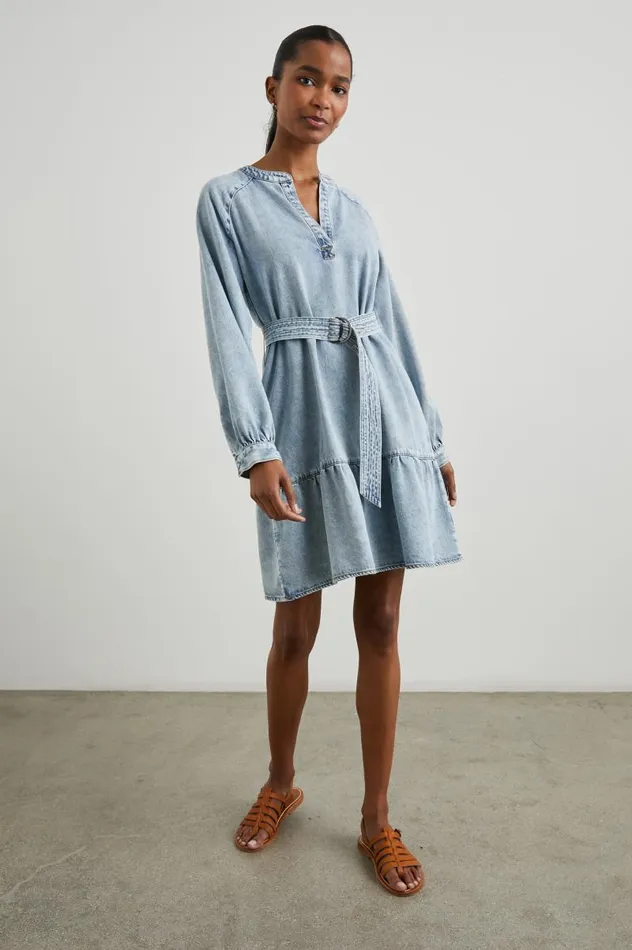 Rails Denim Women LILA DRESS Faded Indigo