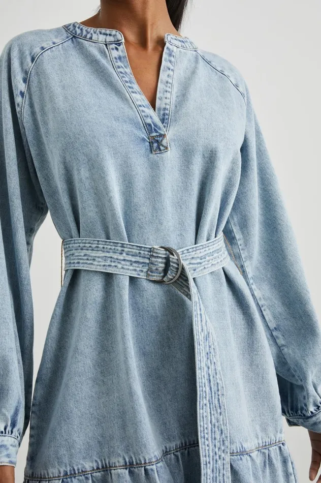 Rails Denim Women LILA DRESS Faded Indigo