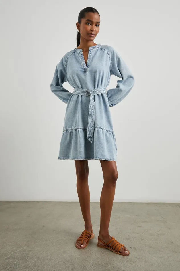 Rails Denim Women LILA DRESS Faded Indigo