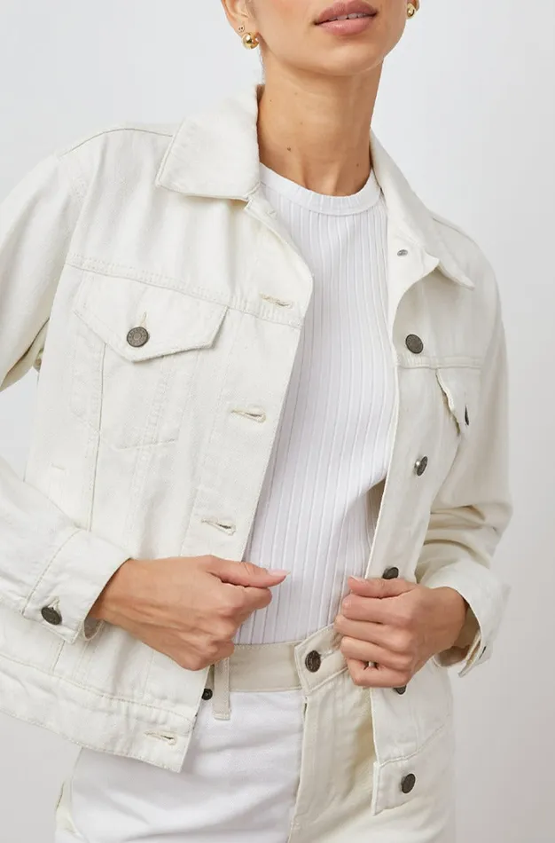 Rails Denim Women MULHOLLAND JACKET Ecru
