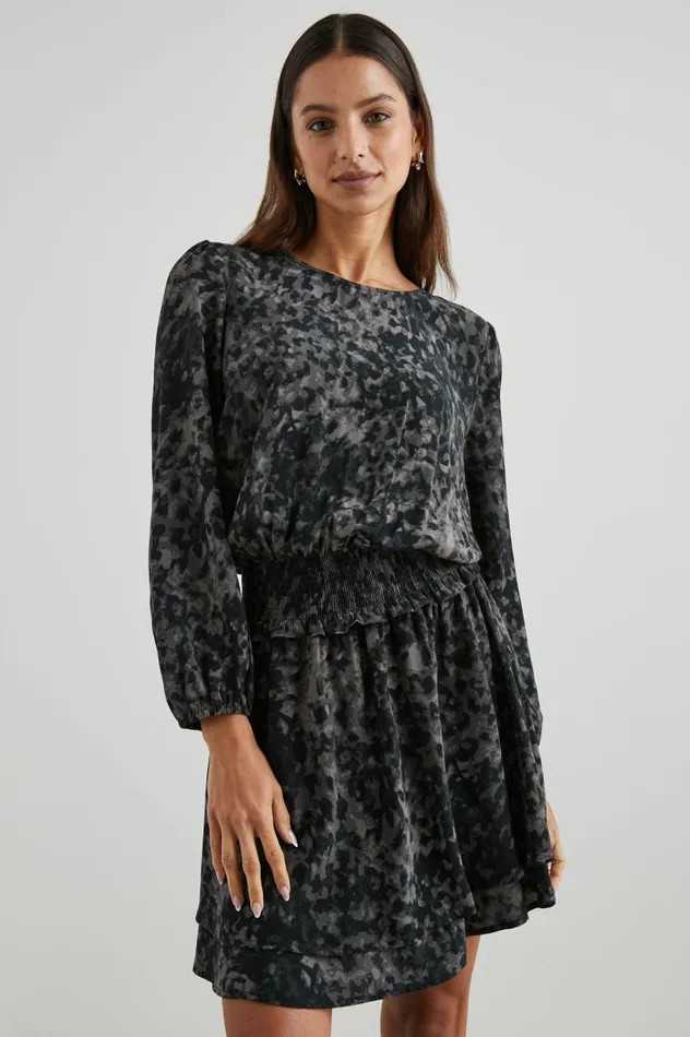 Rails Dresses and Rompers Women INEZ DRESS Charcoal Tortoise