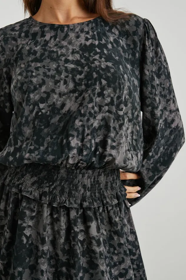 Rails Dresses and Rompers Women INEZ DRESS Charcoal Tortoise