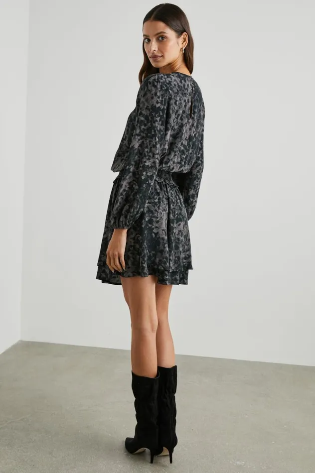 Rails Dresses and Rompers Women INEZ DRESS Charcoal Tortoise