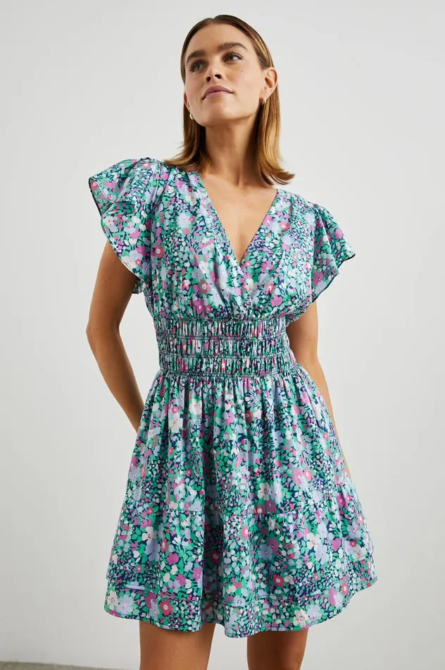 Rails Dresses and Rompers Women KIMORA DRESS Navy Leilani Floral