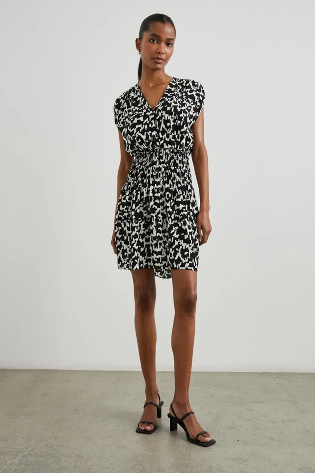 Rails Dresses and Rompers Women SIERA DRESS Ebony Texture