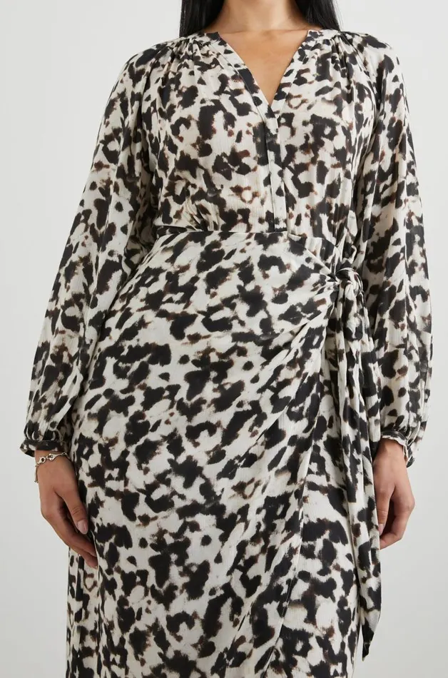 Rails Dresses and Rompers Women TYRA DRESS Blurred Cheetah