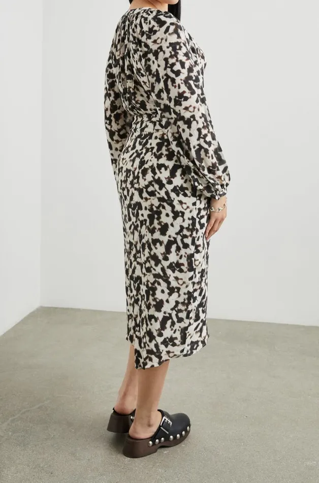 Rails Dresses and Rompers Women TYRA DRESS Blurred Cheetah