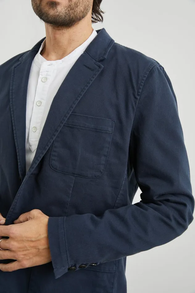 Rails Jackets and Coats Men ANDRE BLAZER Rugged Navy Twill
