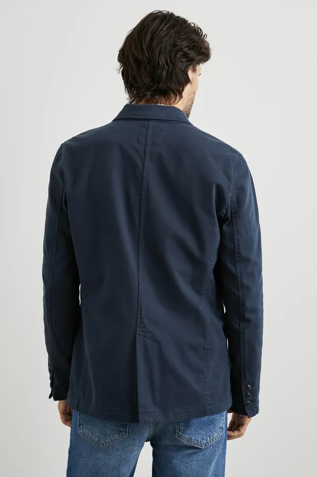Rails Jackets and Coats Men ANDRE BLAZER Rugged Navy Twill