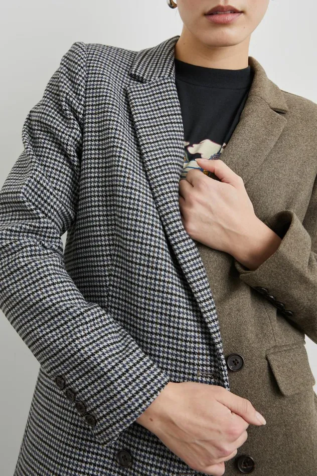 Rails Jackets and Coats Women CODY BLAZER Mixed Mini Check