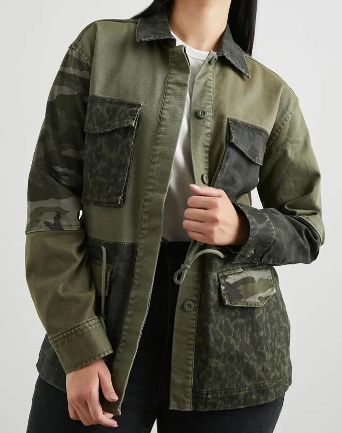 Rails Jackets and Coats Women EVAN JACKET Olive Trio