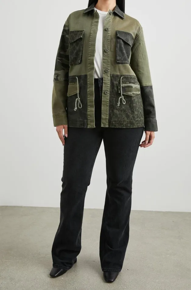 Rails Jackets and Coats Women EVAN JACKET Olive Trio