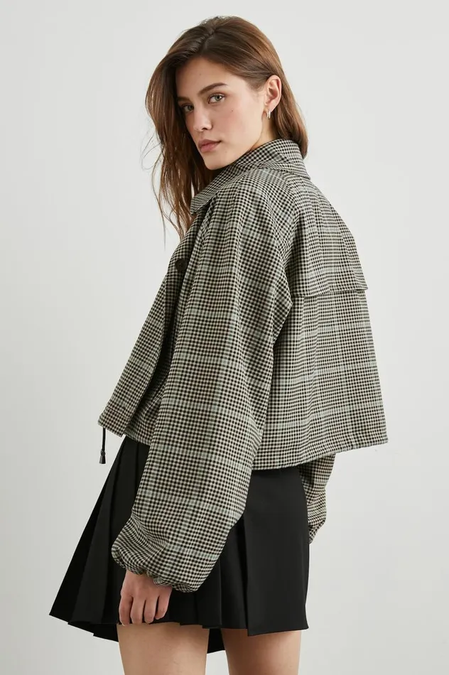 Rails Jackets and Coats Women NORTH JACKET Teal Multi Check