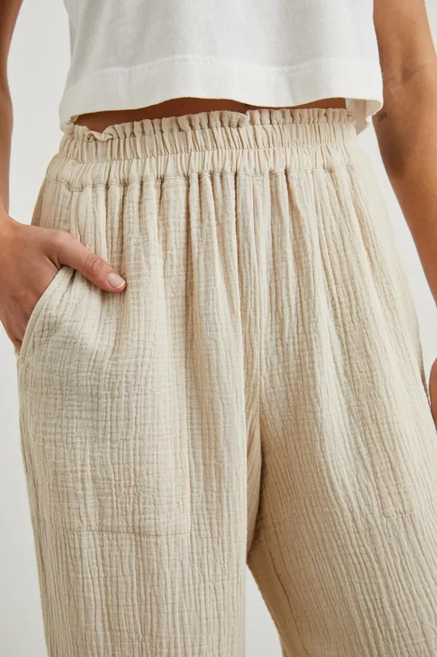 Rails Pants and Shorts Women LEON CROP PANT Flax
