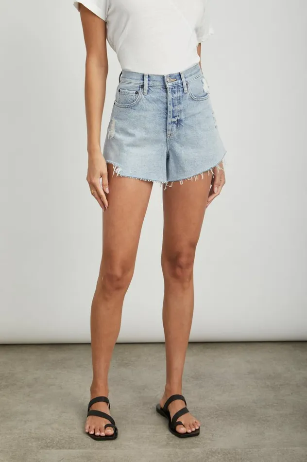Rails Pants and Shorts Women ZUMA SHORT Cloud Stone Distress