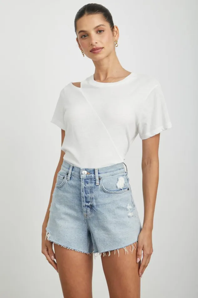 Rails Pants and Shorts Women ZUMA SHORT Cloud Stone Distress