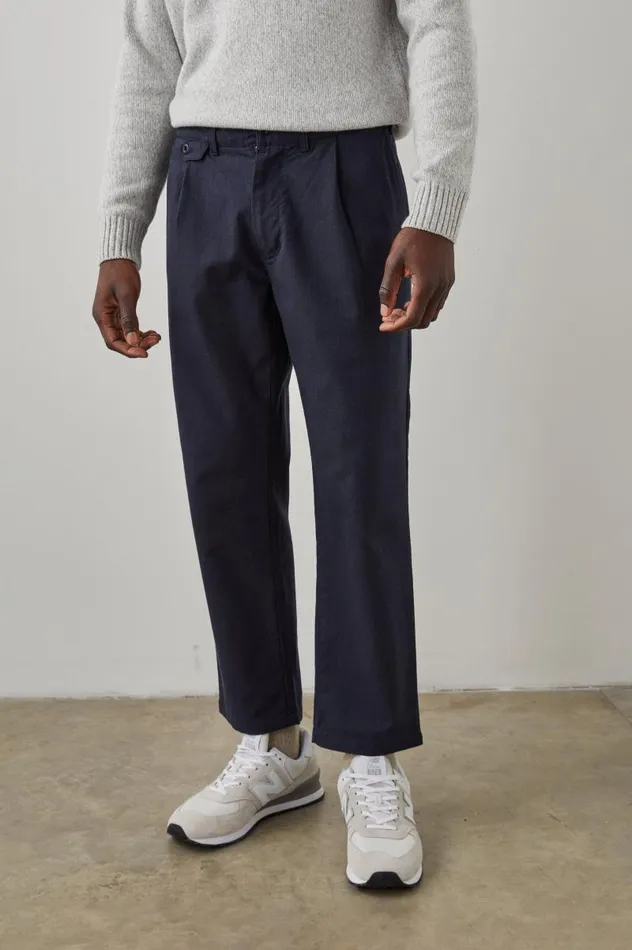 Rails Pants Men MARCELLUS PANT Navy Charcoal Pin Stripe