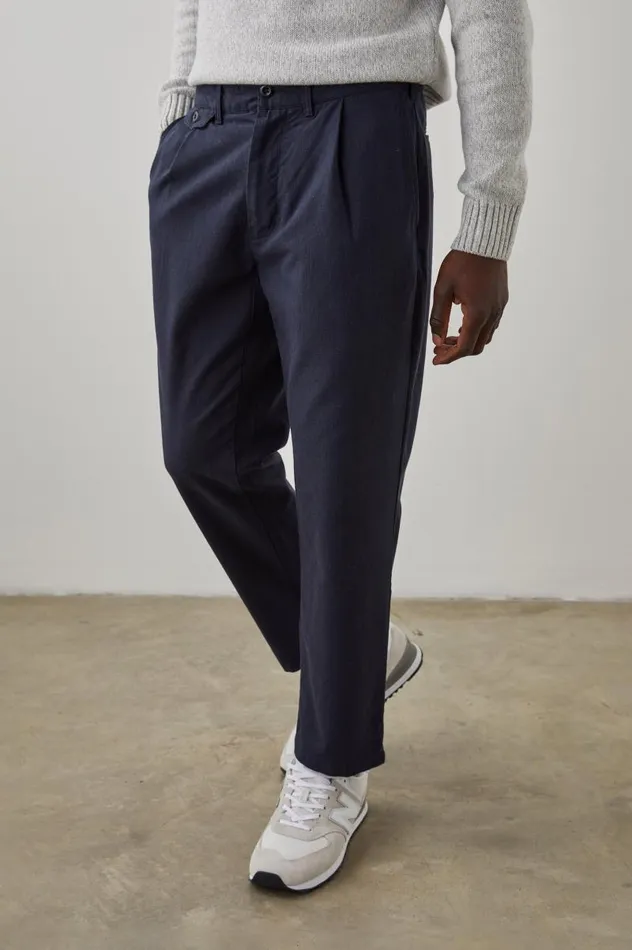 Rails Pants Men MARCELLUS PANT Navy Charcoal Pin Stripe