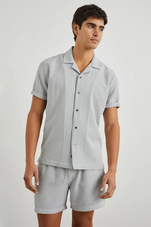 Rails Shirts Men AMALFI SHIRT Faded Seersucker