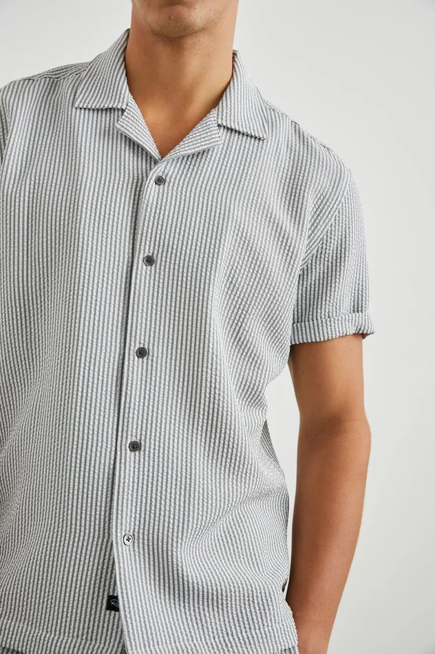Rails Shirts Men AMALFI SHIRT Faded Seersucker