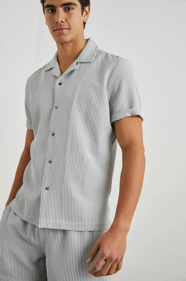 Rails Shirts Men AMALFI SHIRT Faded Seersucker