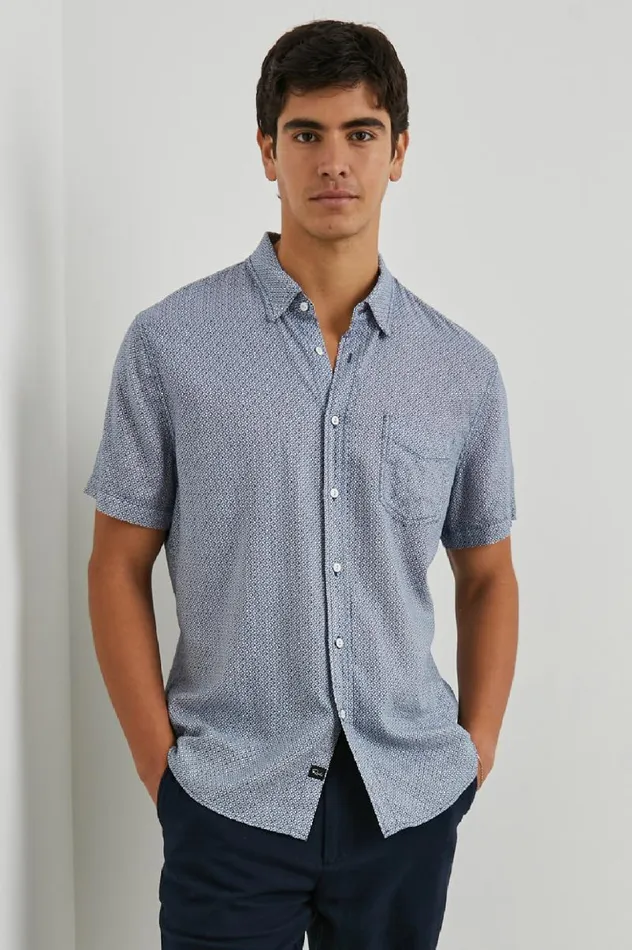 Rails Shirts Men CARSON SHIRT Crown Jewel Sapphire