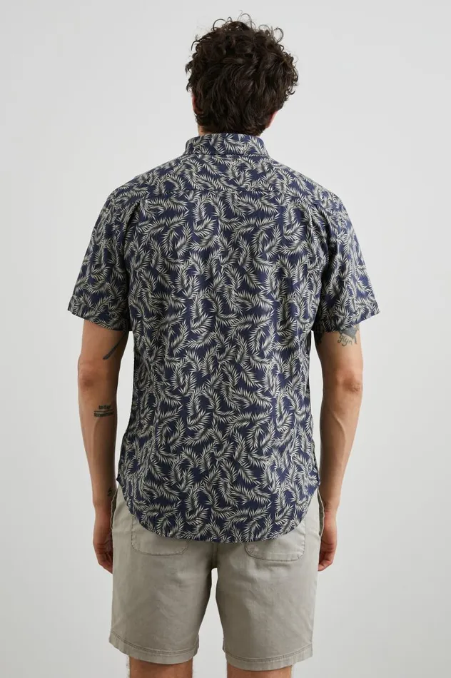 Rails Shirts Men CARSON SHIRT Palm Americano Navy