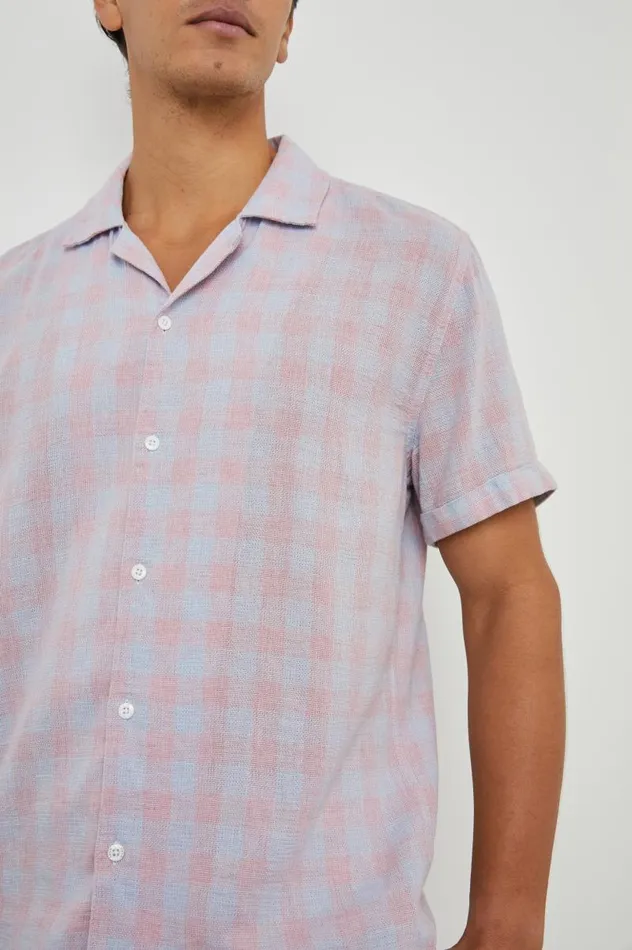 Rails Shirts Men DRESDEN SHIRT Homespun Rouge Gingham