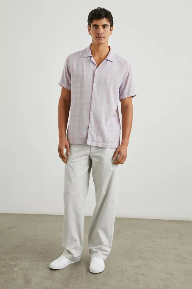Rails Shirts Men DRESDEN SHIRT Homespun Rouge Gingham