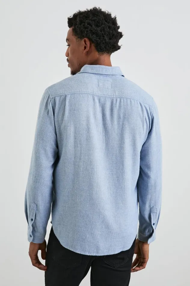 Rails Shirts Men LENNOX SHIRT Kodiak Blue Melange