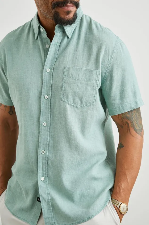 Rails Shirts Men PAROS SHIRT Jade