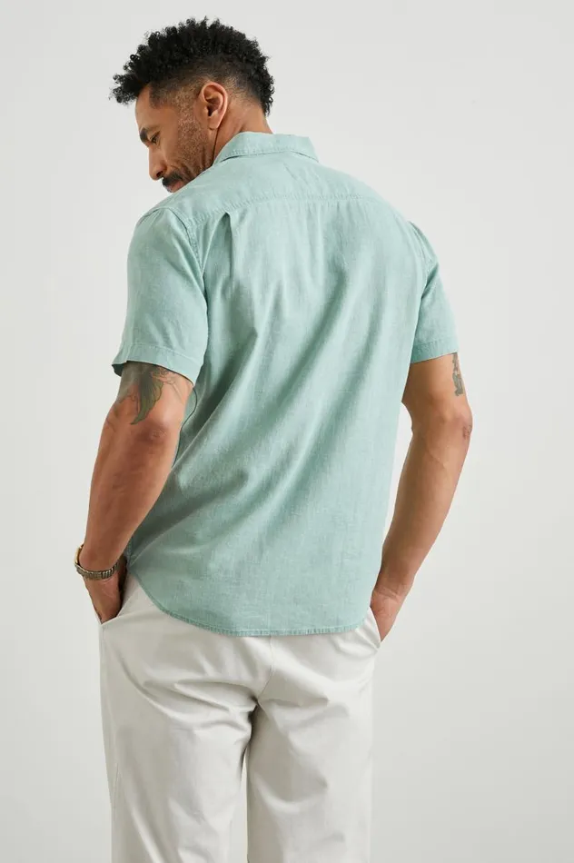 Rails Shirts Men PAROS SHIRT Jade