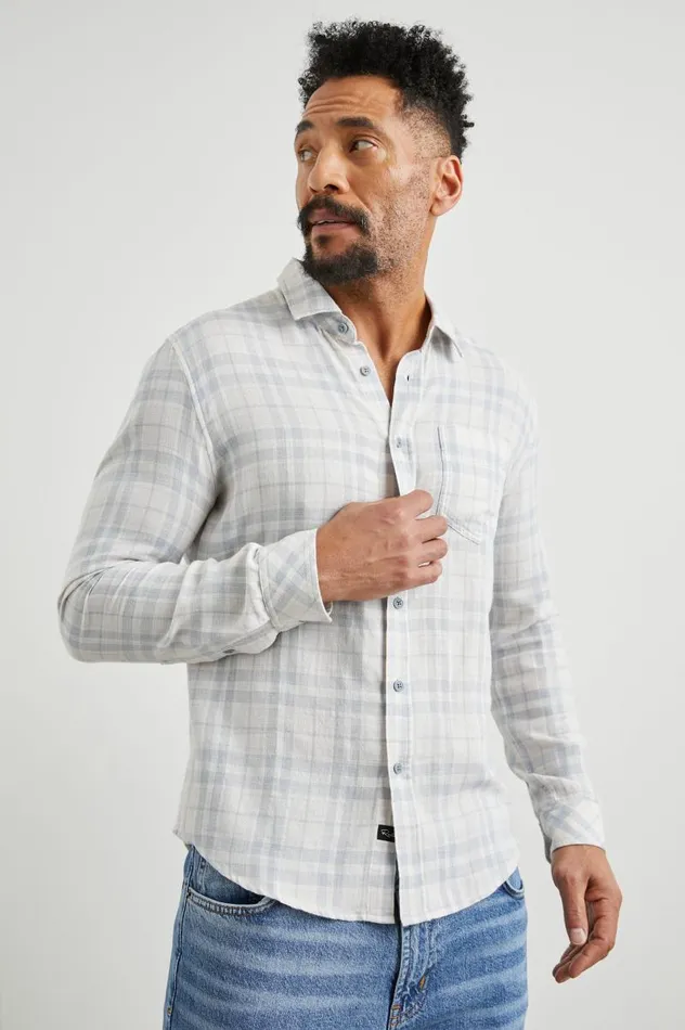 Rails Shirts Men WYATT SHIRT Slate Petal