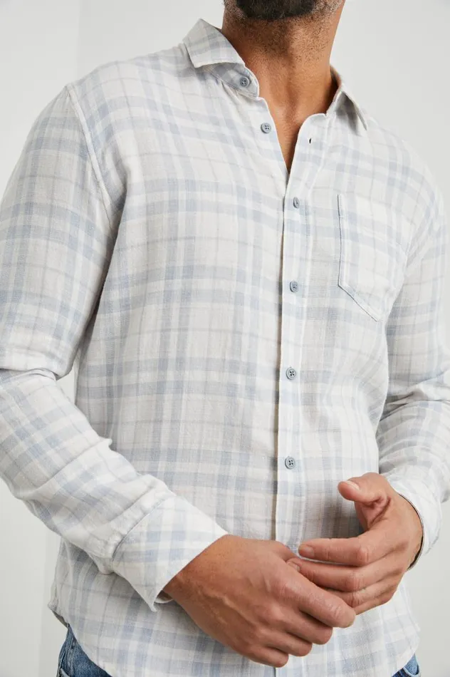 Rails Shirts Men WYATT SHIRT Slate Petal