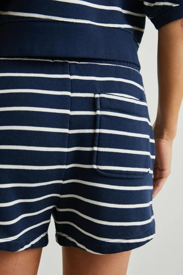 Rails Sleepwear and Lounge Women JANE SHORT Navy White Stripe