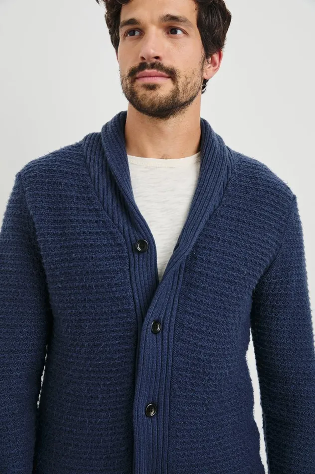 Rails Sweaters Men SHEPLEY CARDIGAN Navy