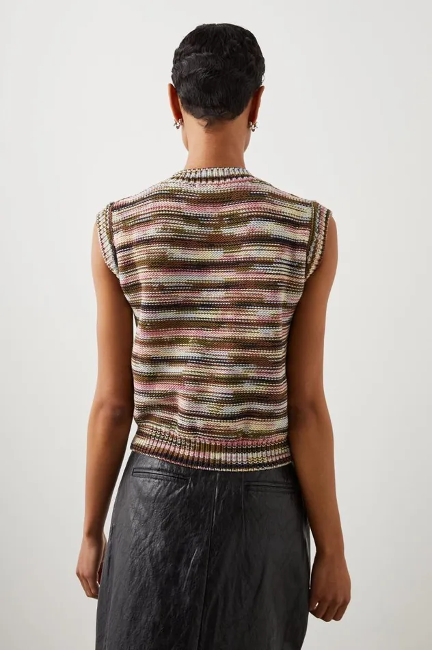 Rails Sweaters Women BRIXTON VEST Forest Space Dye