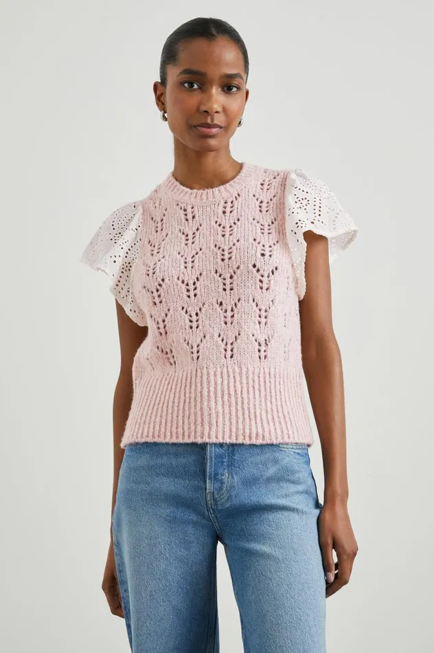 Rails Sweaters Women EVERLY TOP Mauve