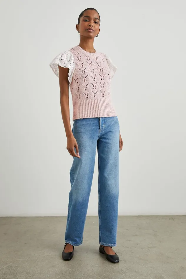 Rails Sweaters Women EVERLY TOP Mauve