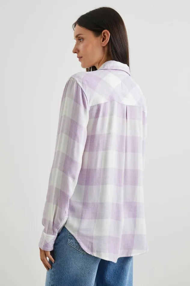 Rails Tops Women HUNTER SHIRT Lavender Egret