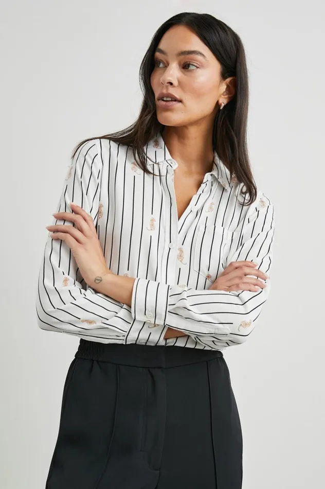 Rails Tops Women KATHRYN SHIRT Striped Tigers