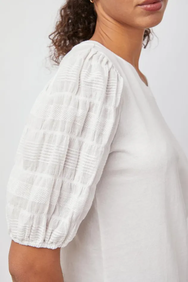 Rails Tops Women LIZA TOP White Seersucker