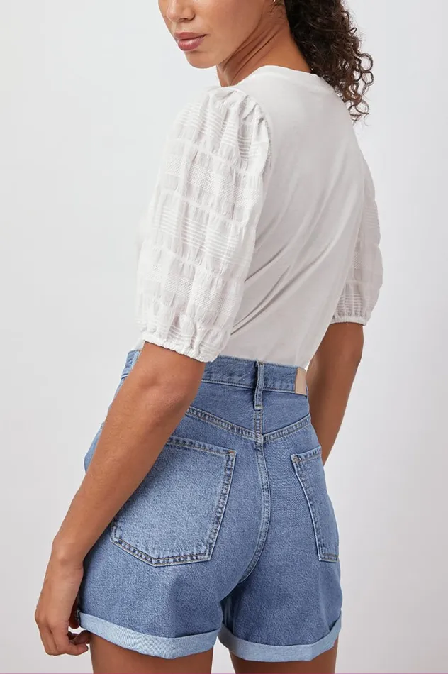 Rails Tops Women LIZA TOP White Seersucker