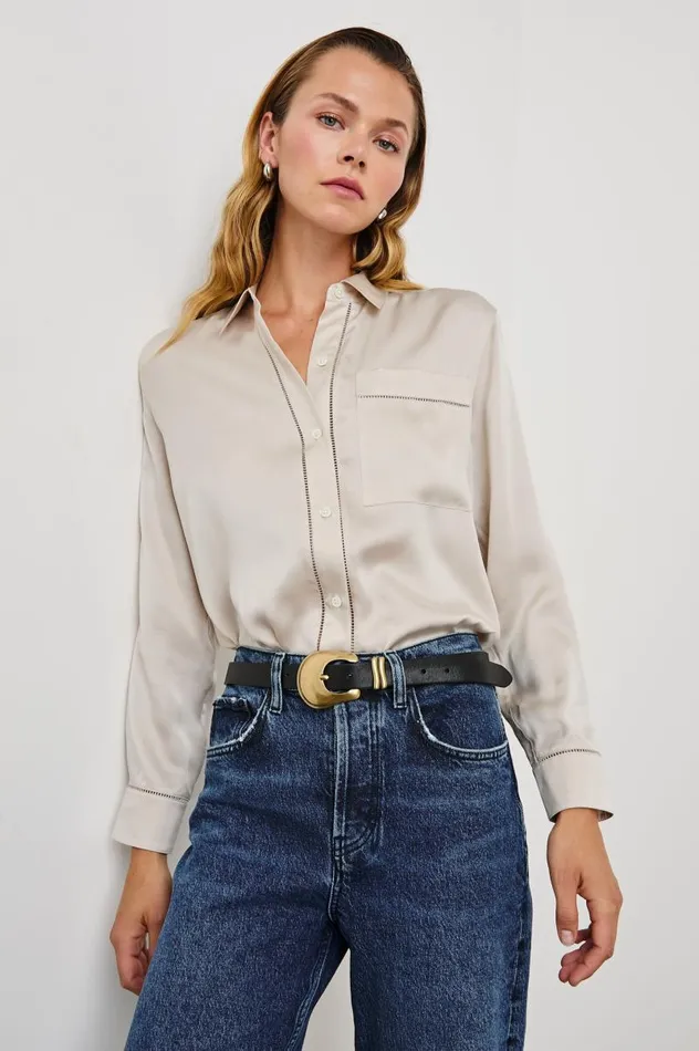 Rails Tops Women OAK SHIRT Moonbeam
